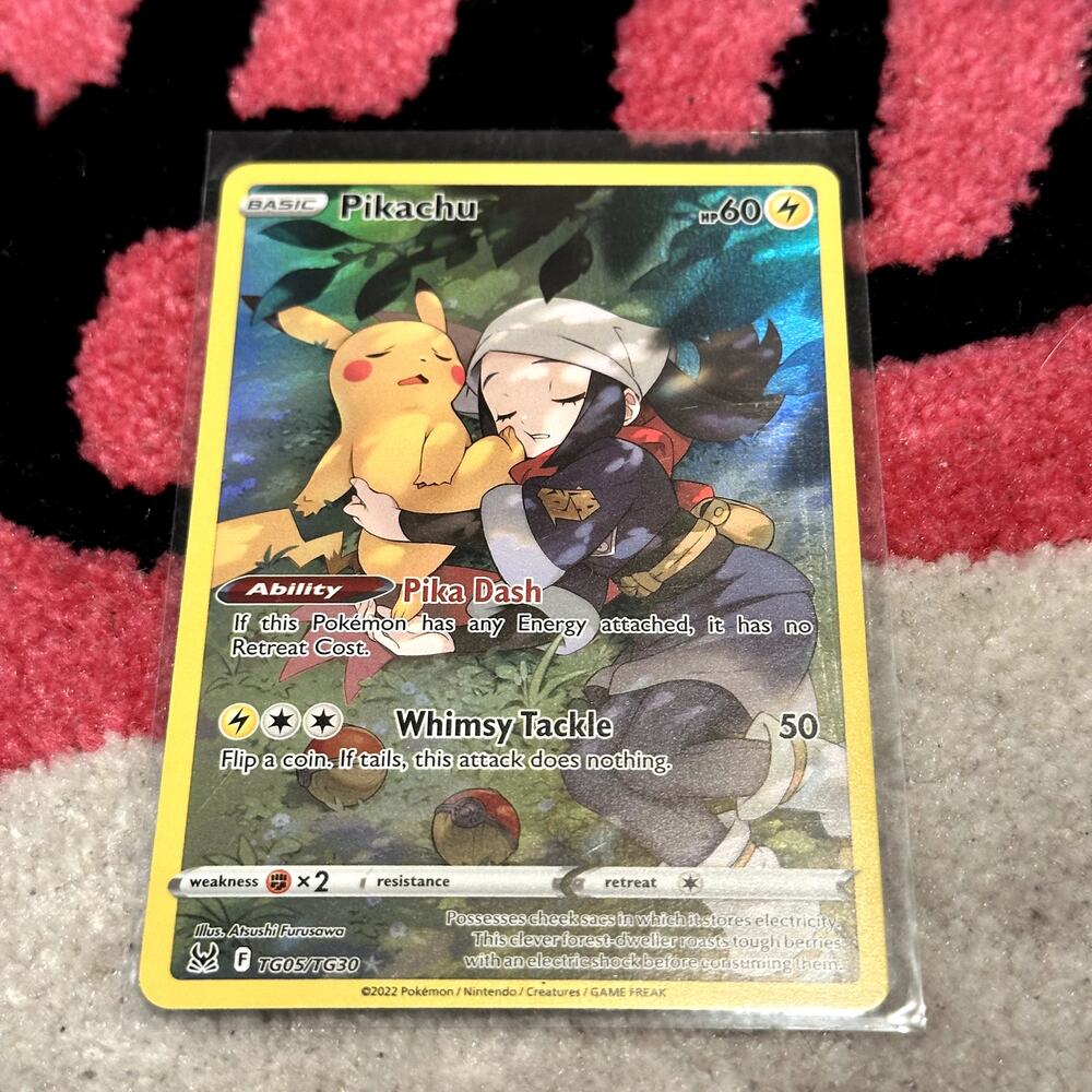 Pikachu #TG05 – Pokémon Lost Origin Trainer Gallery – Full Art Holo